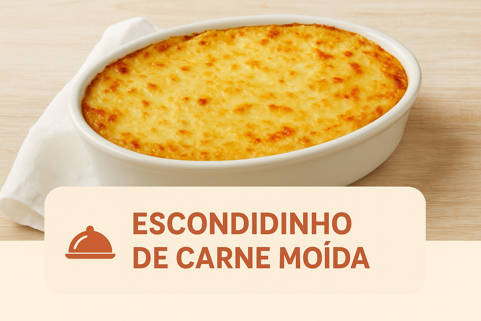 Escondidinho de carne moída