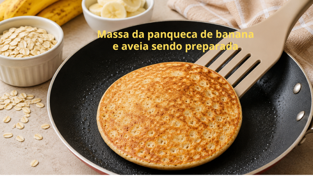 Panqueca de Banana e Aveia